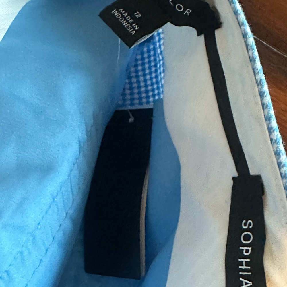 Ann Taylor Sophia Light Blue Straight Leg Pants NWT size 12 - Picture 5 of 5